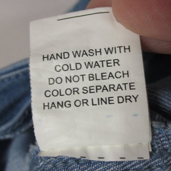 HONEY BELLE womens SKIRT denim JEAN mini 80's retro BLUE fitted SIZE M - Picture 6 of 10